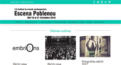 Desktop Screenshot of escenapoblenou.com